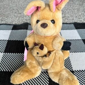 VTG Kangaroo & Baby Joey Plush Set - Classic Toy Co
